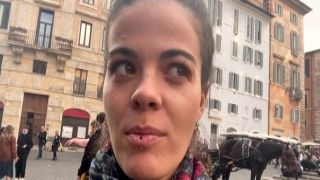 BananaNomads Cumwalk in Rome part 1 lesbionsex